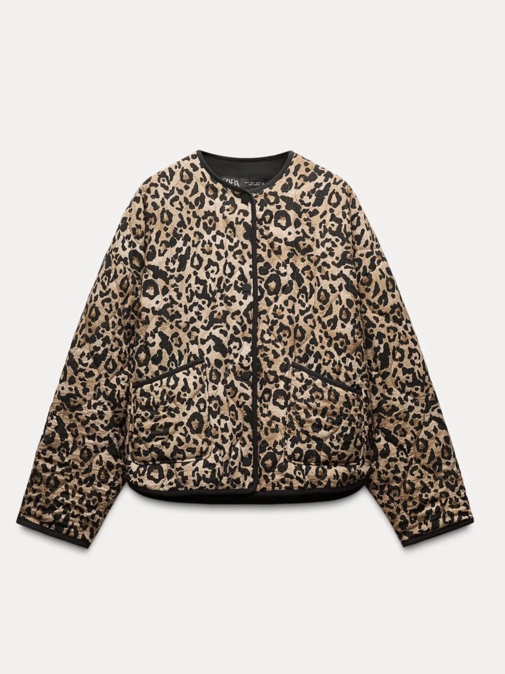 Animal Printer Puffer Jacket